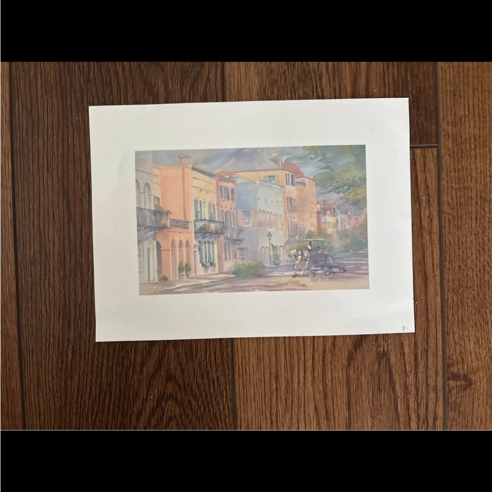 Charleston SC  Watercolor Art Print